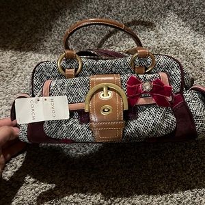 NWT Coach 8F03 Limited Edition Soho Tweed Satchel!!!  What?!?